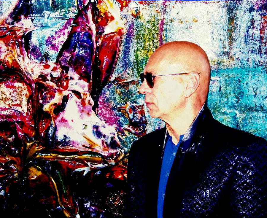 David Schörgi im Atelier